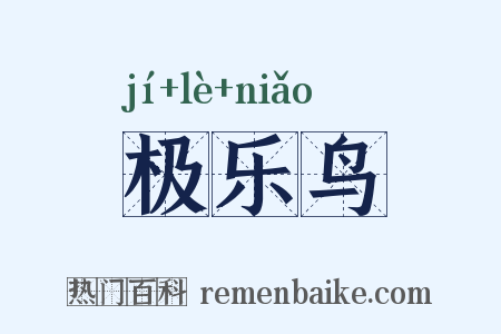 极乐鸟是什么意思的图片